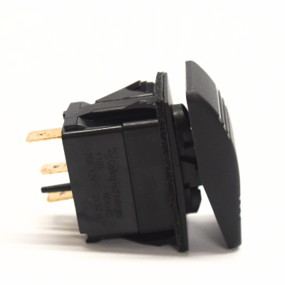 RK19700 Illumntd Weather Resistnt Rckr Switch BLK OFF-ON SPST